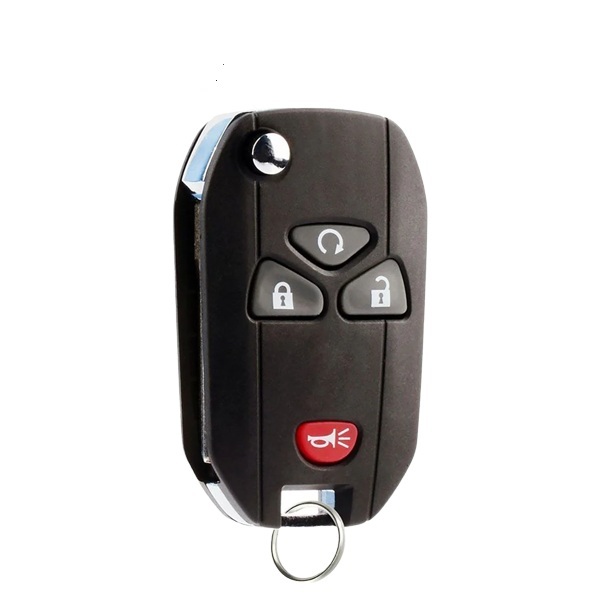 Flip-out switchblade style car key remote fob